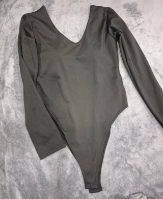 Maillot negro manga larga