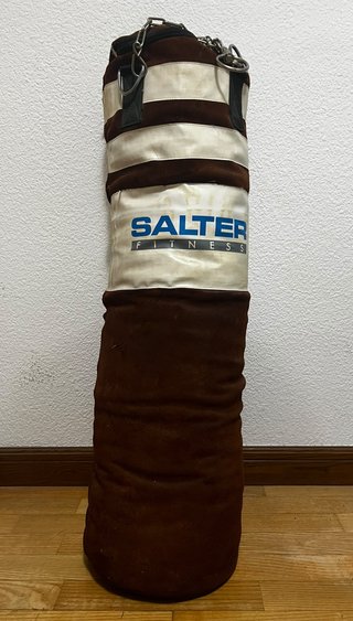 Saco de boxeo Salter Fitness de piel