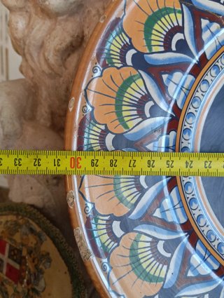 Piatto decorativo Umbria Rinascimento, ceramica