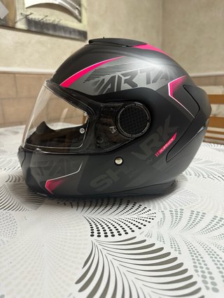 Casco Shark Spartan Talla M Negro/Rosa