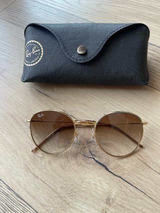 Gafas de sol Ray-Ban Round Reverse Doradas