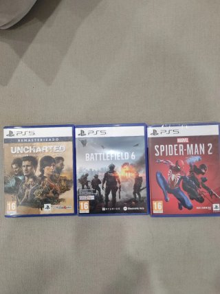 PS5 Slim con lector de discos+DualSense y 3 juegos