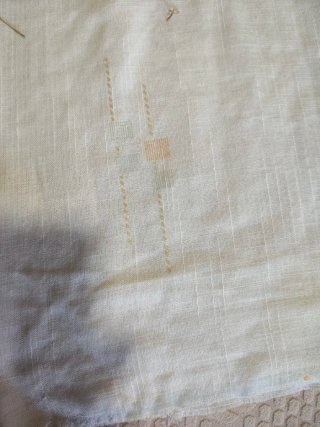Juego Cortinas Cocina Naranja y Blanco