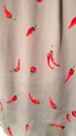 Camisa Zara Estampado Pimientos