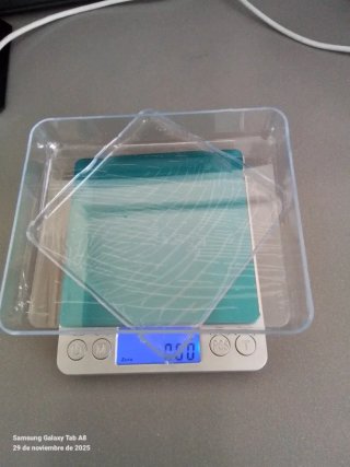 BASCULA DE PRECISIÓN 0,00g Hasta 500g