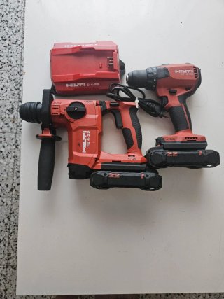 Kit Hilti TE4-22, SF4-22, 2 Baterías y Cargador