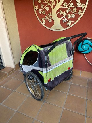 Carro remolque bicicleta niño o perro.