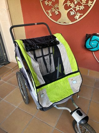 Carro remolque bicicleta niño o perro.