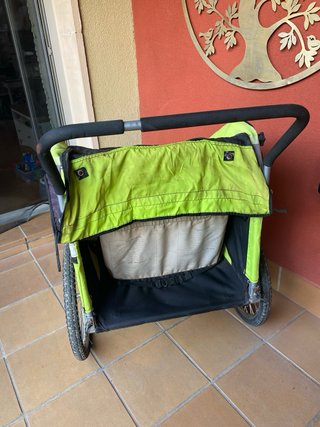 Carro remolque bicicleta niño o perro.