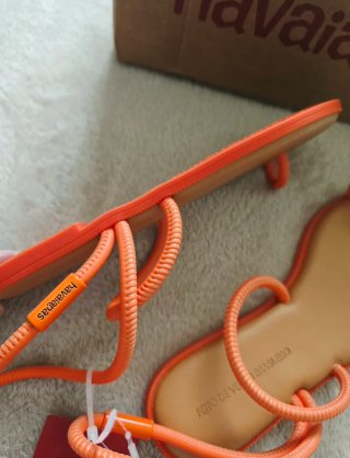 Sandali Havaianas Una Pitanga arancioni Tg 36