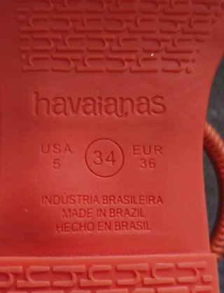 Sandali Havaianas Una Pitanga arancioni Tg 36