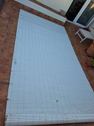 Cañizo PVC blanco