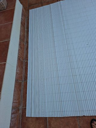 Cañizo PVC blanco
