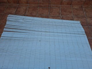Cañizo PVC blanco