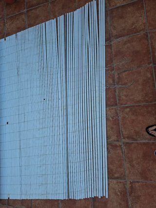 Cañizo PVC blanco