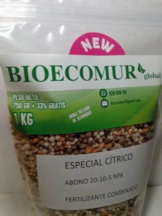 Abono especial combinado árboles Cítricos 1 kg.