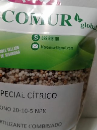 Abono especial combinado árboles Cítricos 1 kg.
