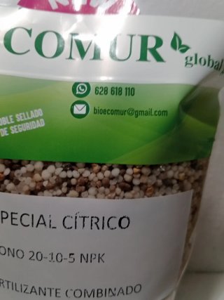 Abono especial combinado árboles Cítricos 1 kg.