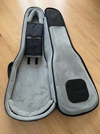Funda de guitarra Armour negra regalo pie guitarra