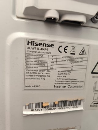 Aire Acondicionado Hisense por Conductos