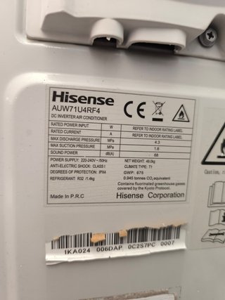 Aire Acondicionado Hisense por Conductos