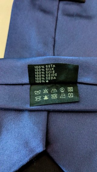 Corbata Prada Azul Tornasolada