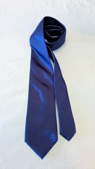 Corbata Prada Azul Tornasolada