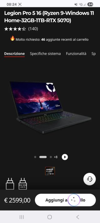 Lenovo Legion Pro 5 16 Ryzen 9 Win 11