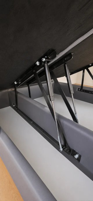Cama canapé + colchón (sistema hidráulico)