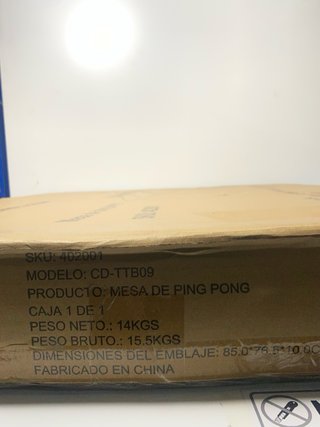 : Mesa Ping Pong Plegable