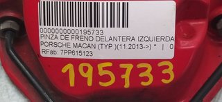 PORSCHE MACAN (TYP ) * PINZA DE FRENO DELANTERA IZQUIERDA