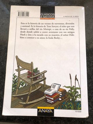 El libro Tom Sawyer