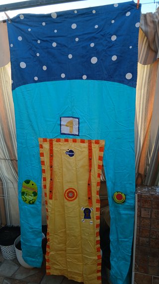 Cortina infantil de juego 90x200