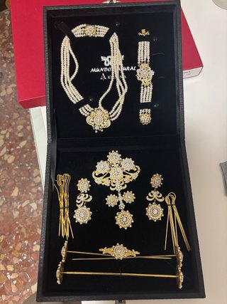 Aderezo Fallera Mayor Oro y Perlas