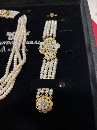 Aderezo Fallera Mayor Oro y Perlas