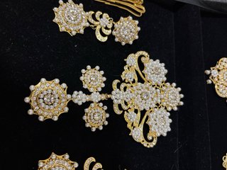 Aderezo Fallera Mayor Oro y Perlas