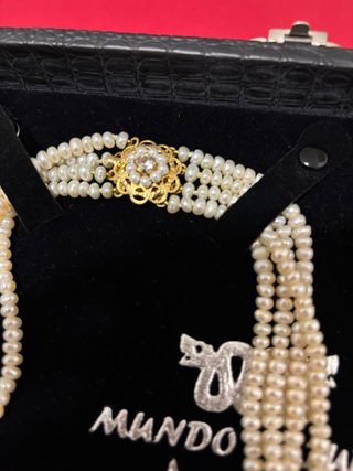 Aderezo Fallera Mayor Oro y Perlas