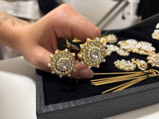 Aderezo Fallera Mayor Oro y Perlas