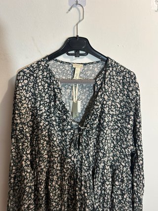 Vestido verano floral Pull&Bear Talla XL