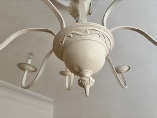 2 Lampade da Soffitto Vintage Bianche