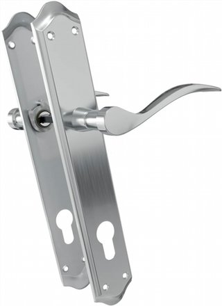 Amig manillas puerta placa aluminio cromado