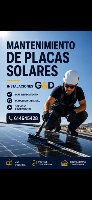 Mantenimiento y Limpieza de Placas Solares