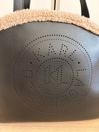 Bolso Karl Lagerfeld Negro Piel Borrego