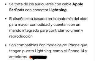 Auriculares Apple EarPods Lightning Nuevos