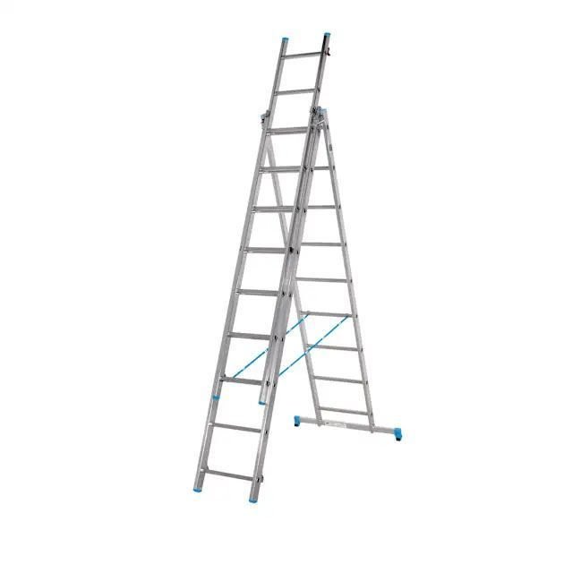 ESCALERA ALUMINIO 9+9+9 - 27 PELDAÑOS