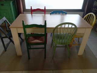 Mesa y 6 Sillas Comedor
