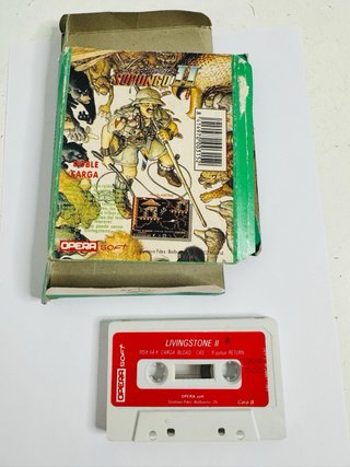Livingstone Supongo II MSX Cassette y Caja