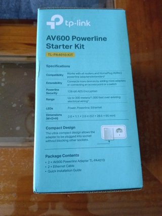 Kit PLC TP-Link TL-PA4010 KIT AV600