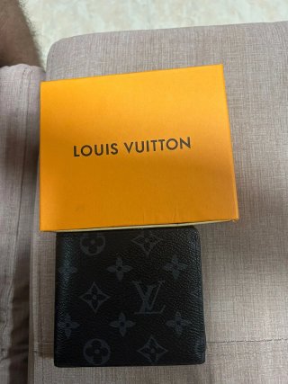 Portafoglio Louis Vuitton Nero Grigio da Uomo