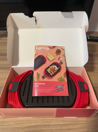 Parrilla Grill Lekue para Microondas 1-2 personas
